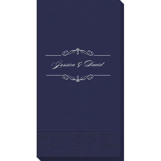 Bellissimo Scrolled Guest Towels